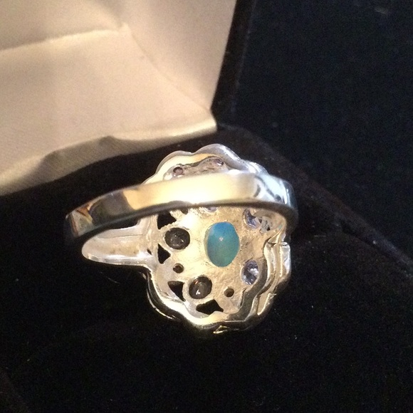 Outstanding AA+ Genuine Natural Opal with Tanzanite - Picture 5 of 14